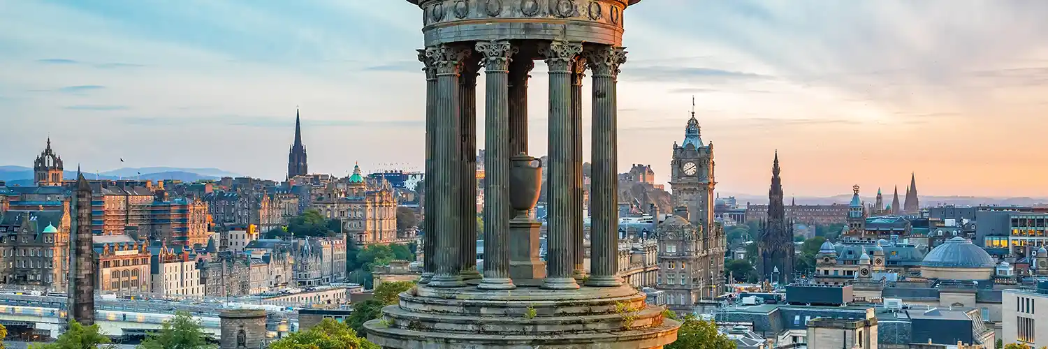 Edinburgh at Christmastime